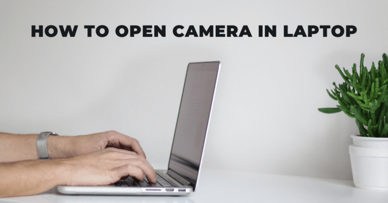 how to check camera in laptop windows 10