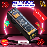 Cyber Punk Power Bank 20000mAh Fast Charging 22.5W