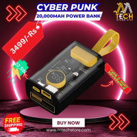 Cyber Punk Power Bank 10000mAh 22.5W Fast Charging