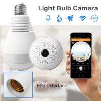 IP WIRELSS PANORAMIC BULB CAMERA 960P HD