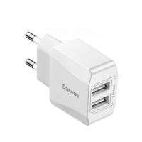 Baseus charger mini dual USB charger 2.1A ccall mn02