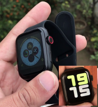 Apple T55 Smart Watch | Calling Feature | BLACK COLOR