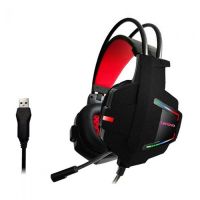 Lenovo Hu85 Gaming Headset Usb 2.0 Volume Adjustment With Hose Long Mic