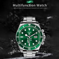 AW12 Smart Watch |Rolex Style Premium Quality Multimedia Watch|GREEN|