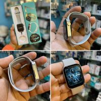 Watch 7 Smart Watch Series 7 N76|Square Design|Wireless Charging|44mm|SILVER