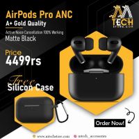 Branded Airpods Pro ANC Matte Black|Active Noise Cancellation GOLD Quality|