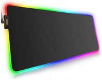 RASURE RGB Mouse Pad Large Led Mousepad With Non-Slip Rubber Base Soft Pad