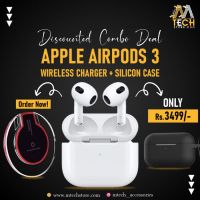 Pack Of 3 Airpods 3 + Wireless Charger + Silicone Case