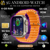 TK5 5G Smart Watch Sim Supported With Camera 4GB/64GB Android 8