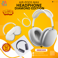 Branded Airpods Max Bluetooth HeadPhones Diamond Edition