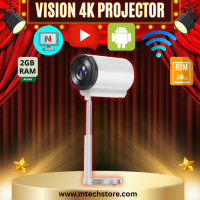 Vision 4K Portable Android Projector Native 1080p & 4K Support TS7 | Free Cash on Delivery (Pakistan)