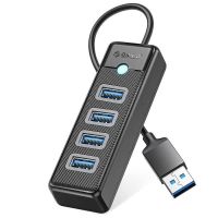 ORICO PW4U USB 3.0 Hub 4 Ports | 5Gbps High-Speed USB Splitter for Laptop & PC
