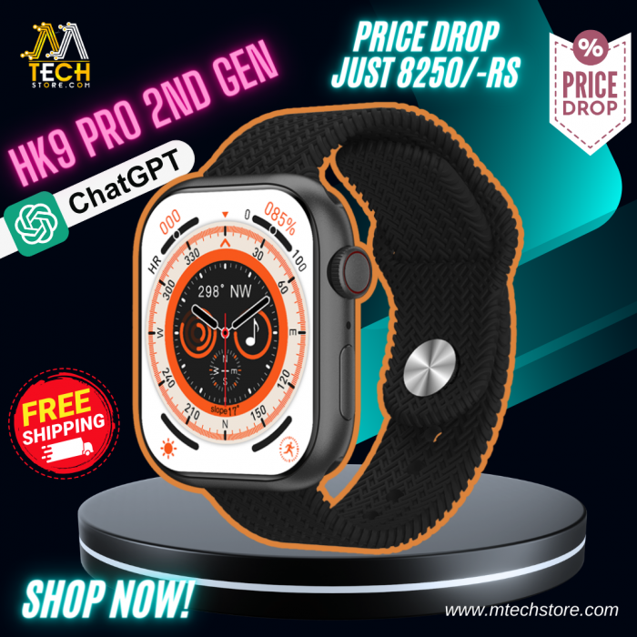 HK9 Pro Smart Watch Amoled WearFit Pro CHAT CPT 2nd Generation