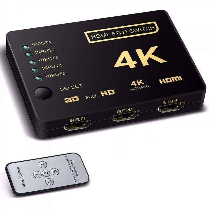 hamburger udluftning Officer Hdmi Switch 5 port 2k/4k