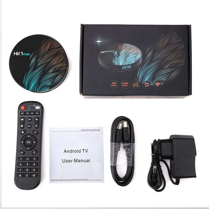 HK1 MAX 4K Android Smart Tv Box |QUAD|4/32|Android 9