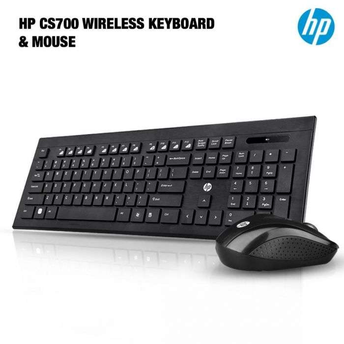 HP Wireless Keyboard Mouse Combo CS700 (High Copy)