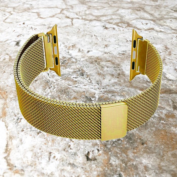 44MM Chain Strap Stainless Steel Magnetic Lock-GOLDEN