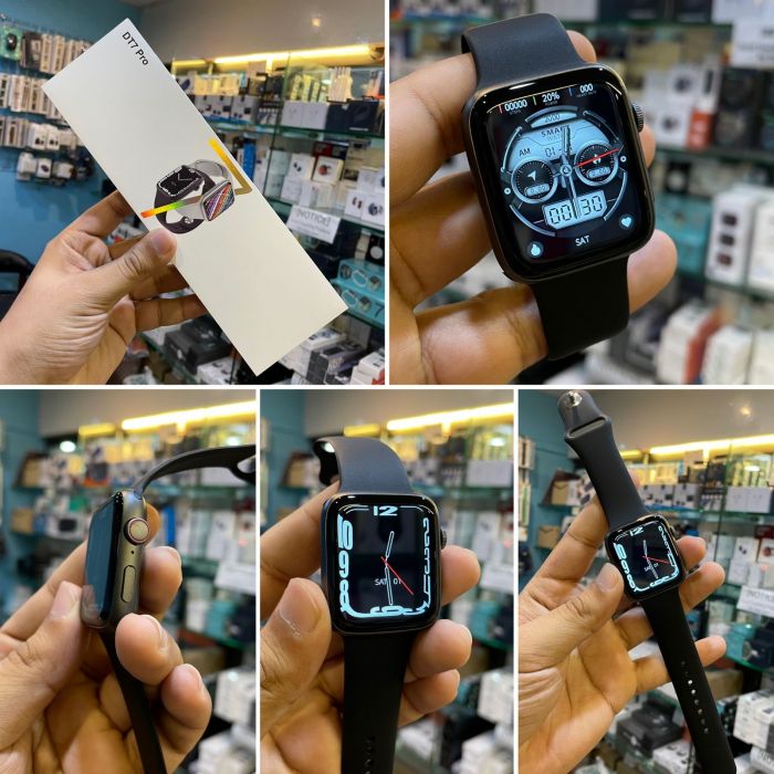 DT7 Pro Smart Watch-44MM-Series 7-Black
