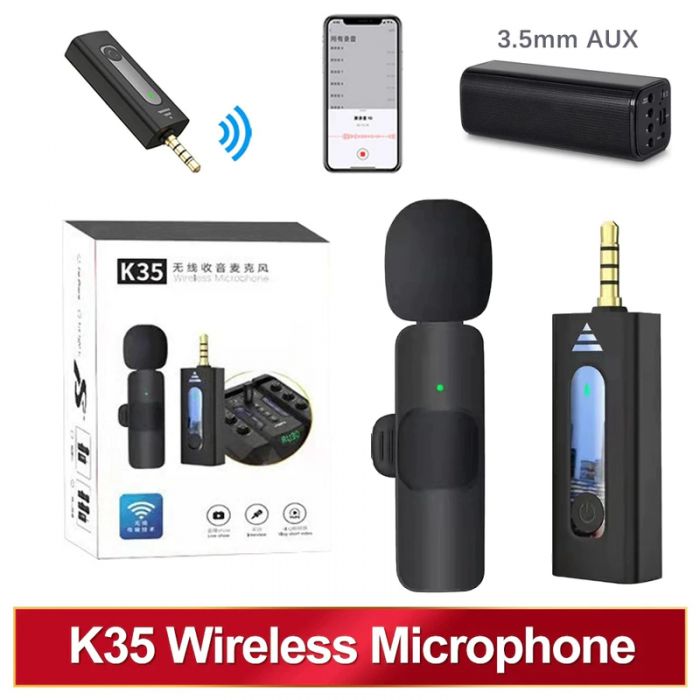 K35 Wireless MicroPhone 3.5MM JACK