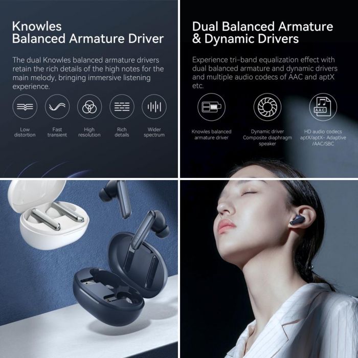 Haylou W1 Earbuds Bluetooth TWS 5.2