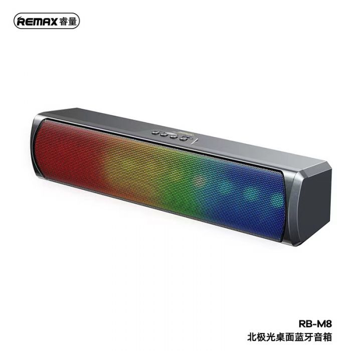 Remax Rb-M8 Wireless Bluetooth V5.0 Portable Speaker RGB