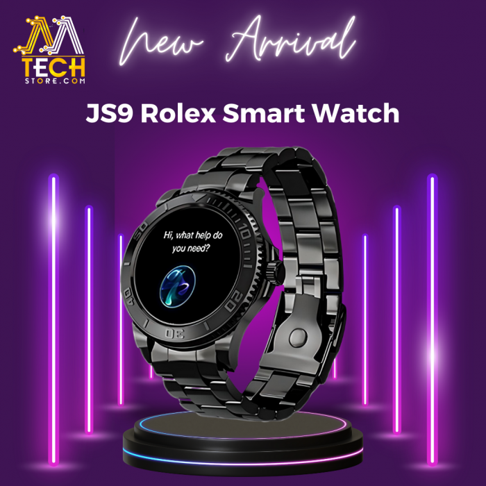 JS9 Rolex Edition Smart Watch-Matte Black